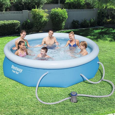 fast set swimming pool|bestway fast set pool 10ft.